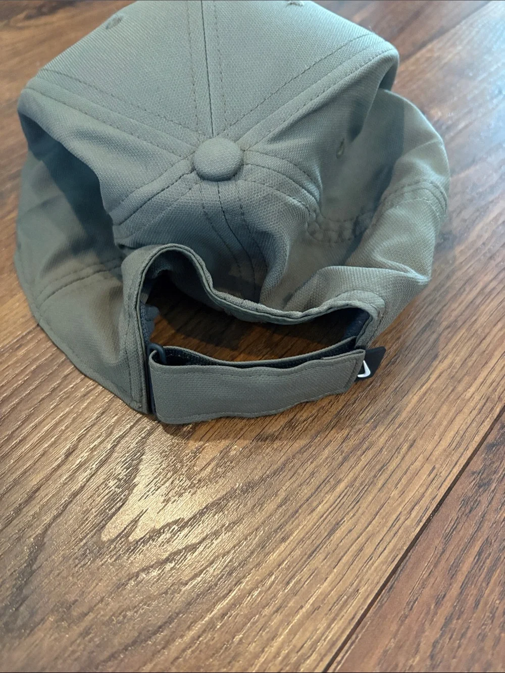 Nike Olive Baseball Cap with White Swoosh